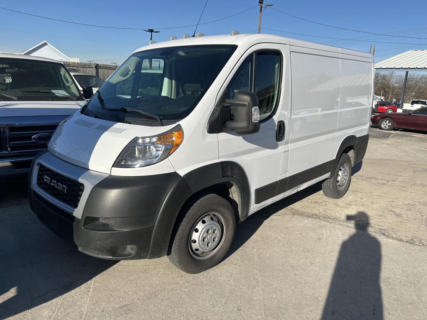 2019 White RAM Promaster 1500 Low Roof Tradesman 118-in. WB (3C6TRVNG0KE) with an 3.6L V6 engine, 6A transmission, located at 1687 Business 35 S, New Braunfels, TX, 78130, (830) 625-7159, 29.655487, -98.051491 - Photo#1