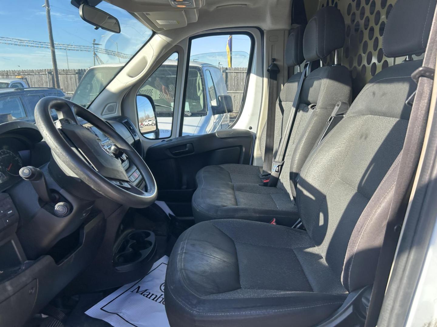 2019 White RAM Promaster 1500 Low Roof Tradesman 118-in. WB (3C6TRVNG0KE) with an 3.6L V6 engine, 6A transmission, located at 1687 Business 35 S, New Braunfels, TX, 78130, (830) 625-7159, 29.655487, -98.051491 - Photo#12