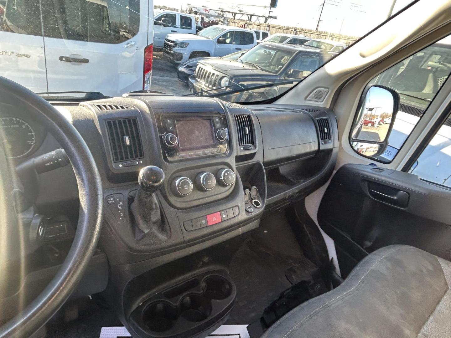 2019 White RAM Promaster 1500 Low Roof Tradesman 118-in. WB (3C6TRVNG0KE) with an 3.6L V6 engine, 6A transmission, located at 1687 Business 35 S, New Braunfels, TX, 78130, (830) 625-7159, 29.655487, -98.051491 - Photo#15