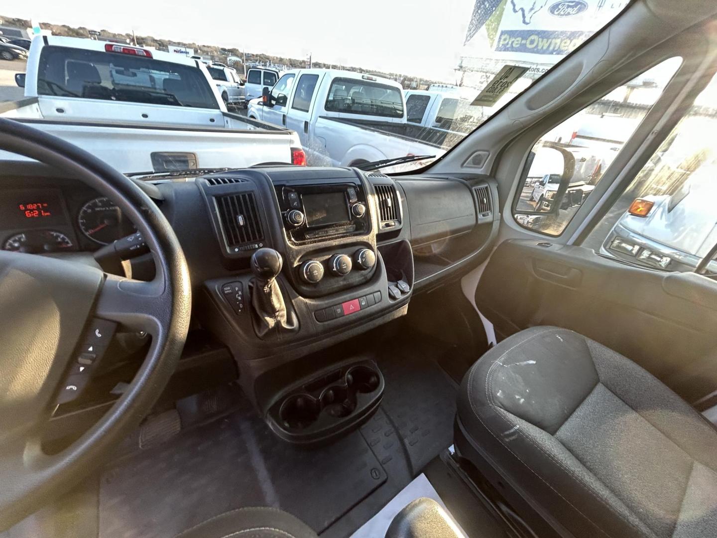 2019 White RAM Promaster 1500 Low Roof Tradesman 136-in. WB (3C6TRVAG0KE) with an 3.6L V6 engine, 6A transmission, located at 1687 Business 35 S, New Braunfels, TX, 78130, (830) 625-7159, 29.655487, -98.051491 - Photo#14