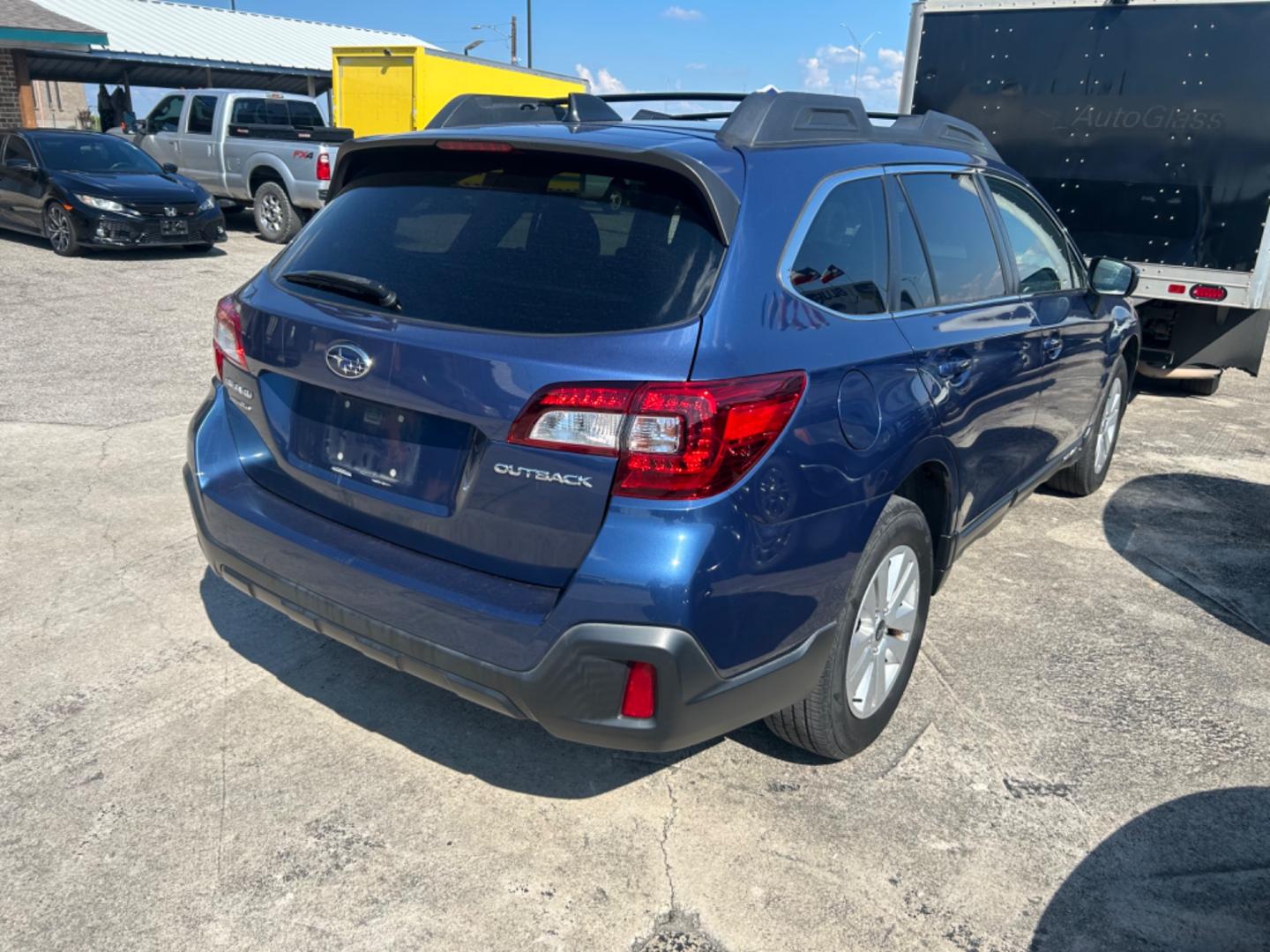 2019 Blue Subaru Outback (4S4BSAFCXK3) , located at 1687 Business 35 S, New Braunfels, TX, 78130, (830) 625-7159, 29.655487, -98.051491 - Photo#2