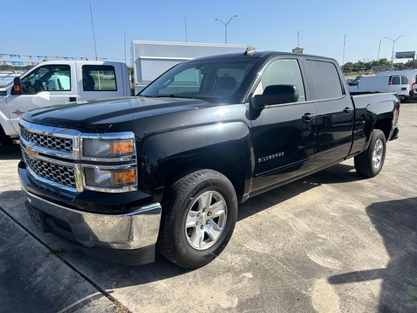 2015 Black Chevrolet Silverado 1500 (3GCPCREH9FG) , located at 1687 Business 35 S, New Braunfels, TX, 78130, (830) 625-7159, 29.655487, -98.051491 - Photo#0