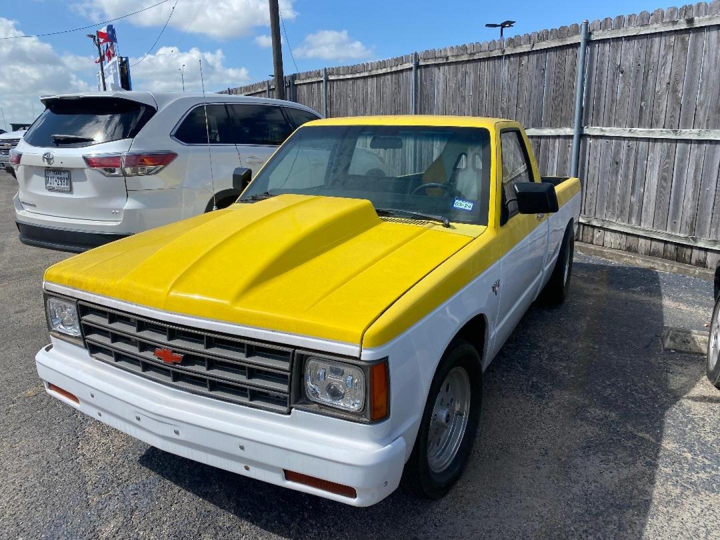 1982 Yellow Chevrolet S10 (1GCBS14AXC8) , located at 1687 Business 35 S, New Braunfels, TX, 78130, (830) 625-7159, 29.655487, -98.051491 - Photo#0