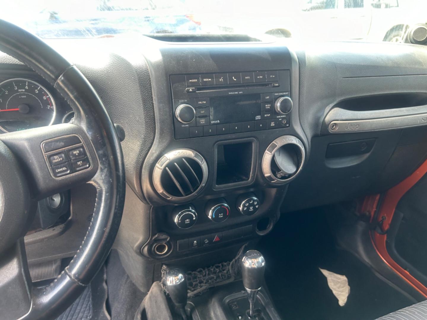 2011 Orange Jeep Wrangler Sport 4WD (1J4AA2D18BL) with an 3.8L V6 OHV 12V engine, Automatic transmission, located at 1687 Business 35 S, New Braunfels, TX, 78130, (830) 625-7159, 29.655487, -98.051491 - Photo#11