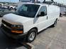 2019 White Chevrolet Express (1GCWGAFP7K1) with an 4.3L V6 F OHV 12V engine, Automatic transmission, located at 1687 Business 35 S, New Braunfels, TX, 78130, (830) 625-7159, 29.655487, -98.051491 - Photo#0