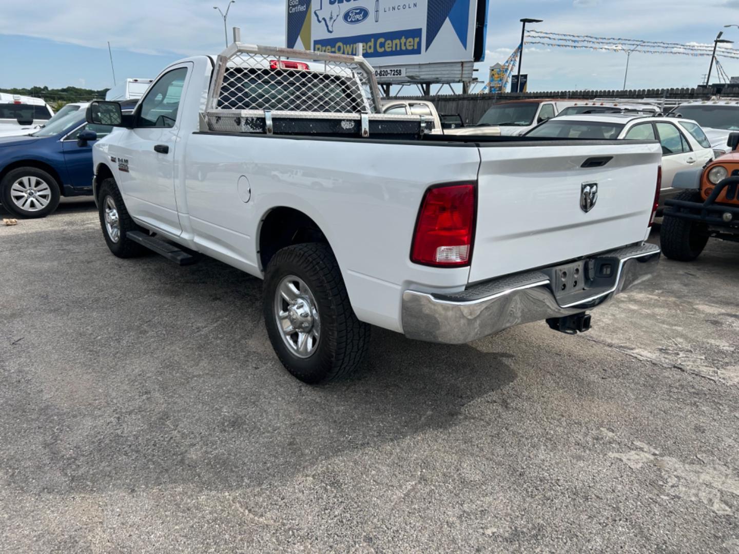 2018 White RAM 2500 Tradesman Regular Cab 2WD (3C6MR4AJ5JG) with an 6.4L V8 engine, 6A transmission, located at 1687 Business 35 S, New Braunfels, TX, 78130, (830) 625-7159, 29.655487, -98.051491 - Hail Damage - Photo#7