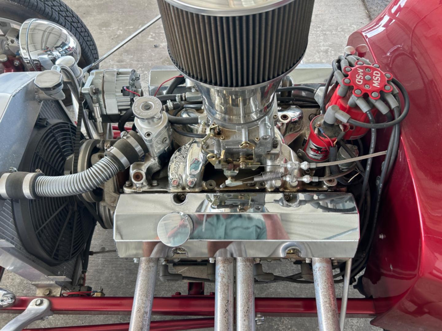 1923 Maroon /Tan Ford T-Bucket (SW123060) with an 350 V8 Chevrolet engine, Automatic transmission, located at 1687 Business 35 S, New Braunfels, TX, 78130, (830) 625-7159, 29.655487, -98.051491 - Pro built 1923 T-Bucket Replica Automatic with a 350 V8 built by Parkes Engines Seguin Texas. - Photo#11