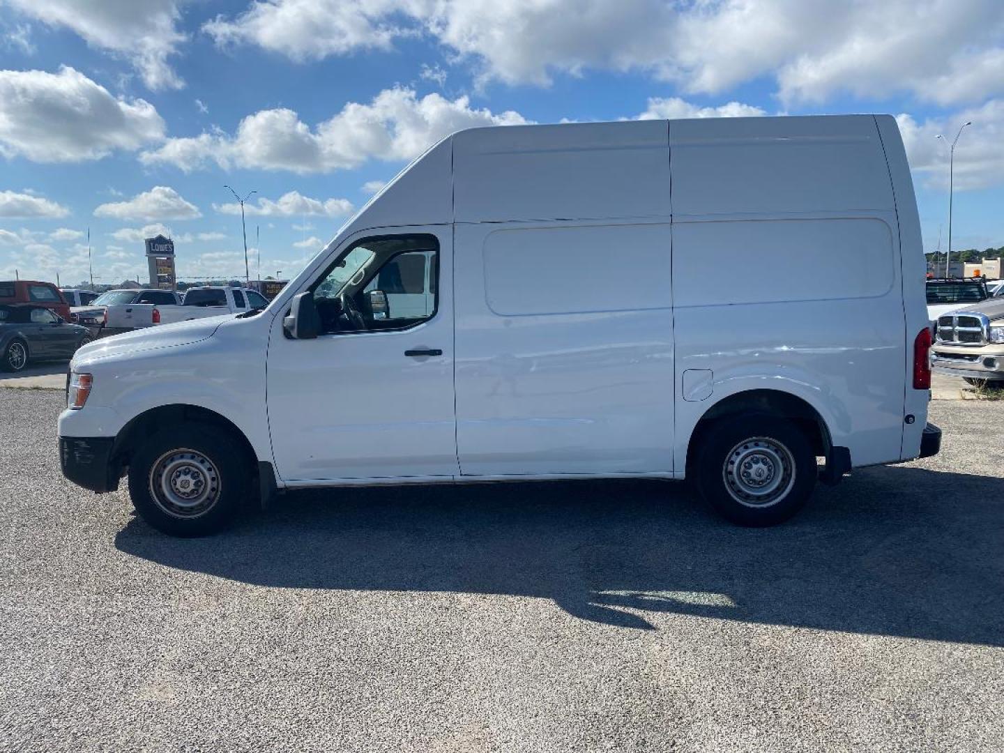 2019 White Nissan NV Cargo 2500 HD S V6 High Roof (1N6BF0LY6KN) with an 4.0L V6 engine, 5A transmission, located at 1687 Business 35 S, New Braunfels, TX, 78130, (830) 625-7159, 29.655487, -98.051491 - Photo#1