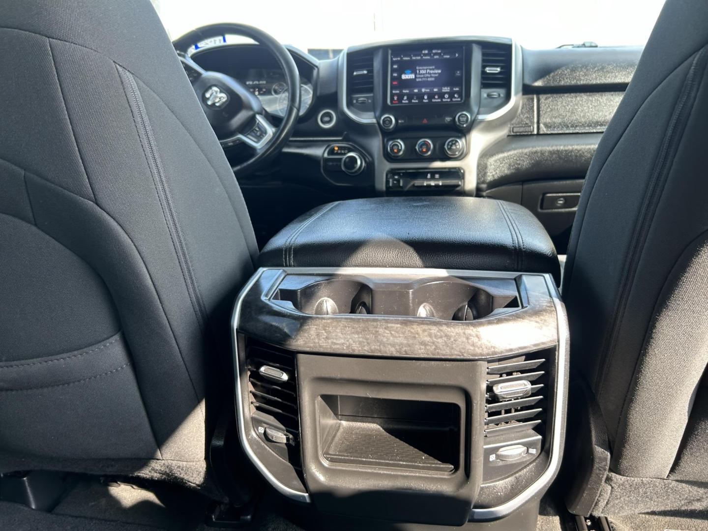 2019 Grey RAM 1500 Big Horn Crew Cab SWB 2WD (1C6RREFT3KN) with an 5.7L V8 OHV 16V engine, 8A transmission, located at 1687 Business 35 S, New Braunfels, TX, 78130, (830) 625-7159, 29.655487, -98.051491 - Photo#12