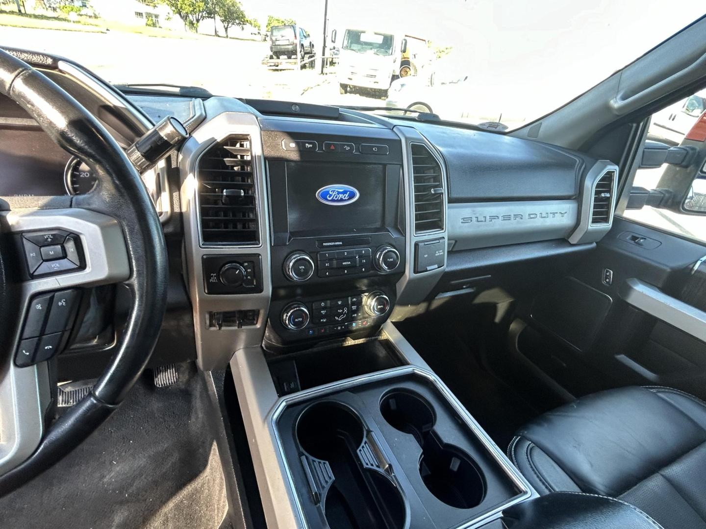 2021 Red Ford F-250 SD Lariat Crew Cab 4WD (1FT7W2BT3ME) with an 6.7L V8 OHV 16V DIESEL engine, 6A transmission, located at 1687 Business 35 S, New Braunfels, TX, 78130, (830) 625-7159, 29.655487, -98.051491 - Photo#11