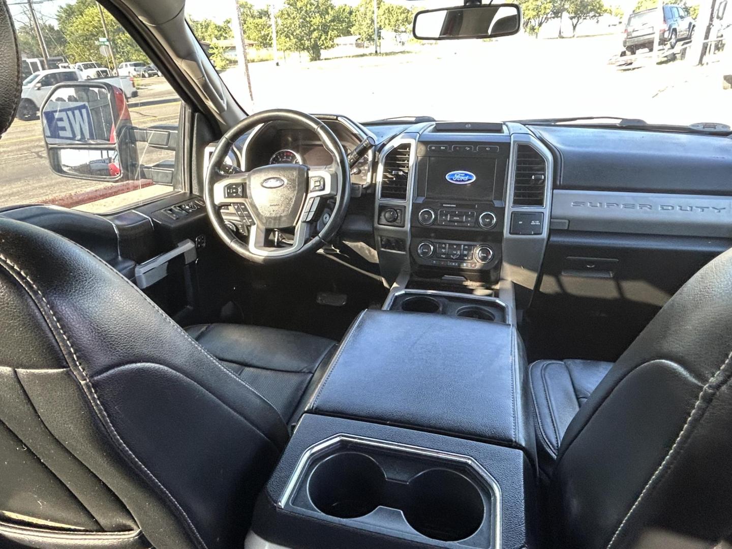 2021 Red Ford F-250 SD Lariat Crew Cab 4WD (1FT7W2BT3ME) with an 6.7L V8 OHV 16V DIESEL engine, 6A transmission, located at 1687 Business 35 S, New Braunfels, TX, 78130, (830) 625-7159, 29.655487, -98.051491 - Photo#9