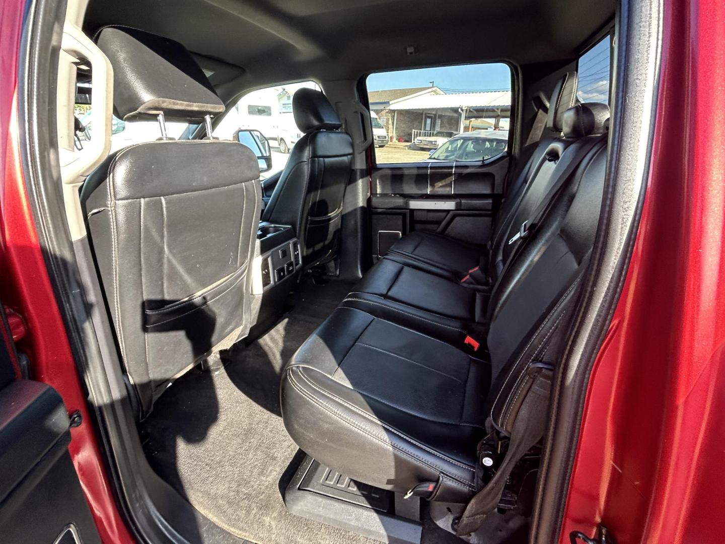 2021 Red Ford F-250 SD Lariat Crew Cab 4WD (1FT7W2BT3ME) with an 6.7L V8 OHV 16V DIESEL engine, 6A transmission, located at 1687 Business 35 S, New Braunfels, TX, 78130, (830) 625-7159, 29.655487, -98.051491 - Photo#8