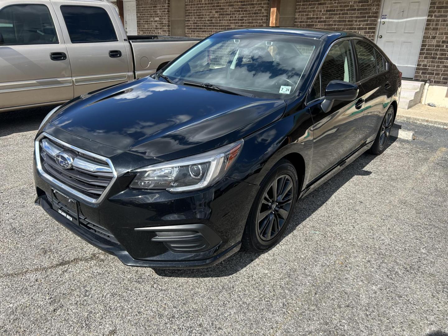 2019 Black Subaru Legacy 2.5i Premium (4S3BNAF69K3) with an 2.5L H4 SOHC 16V engine, CVT transmission, located at 1687 Business 35 S, New Braunfels, TX, 78130, (830) 625-7159, 29.655487, -98.051491 - Photo#0