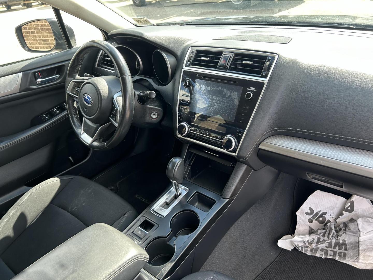 2019 Black Subaru Legacy 2.5i Premium (4S3BNAF69K3) with an 2.5L H4 SOHC 16V engine, CVT transmission, located at 1687 Business 35 S, New Braunfels, TX, 78130, (830) 625-7159, 29.655487, -98.051491 - Photo#10