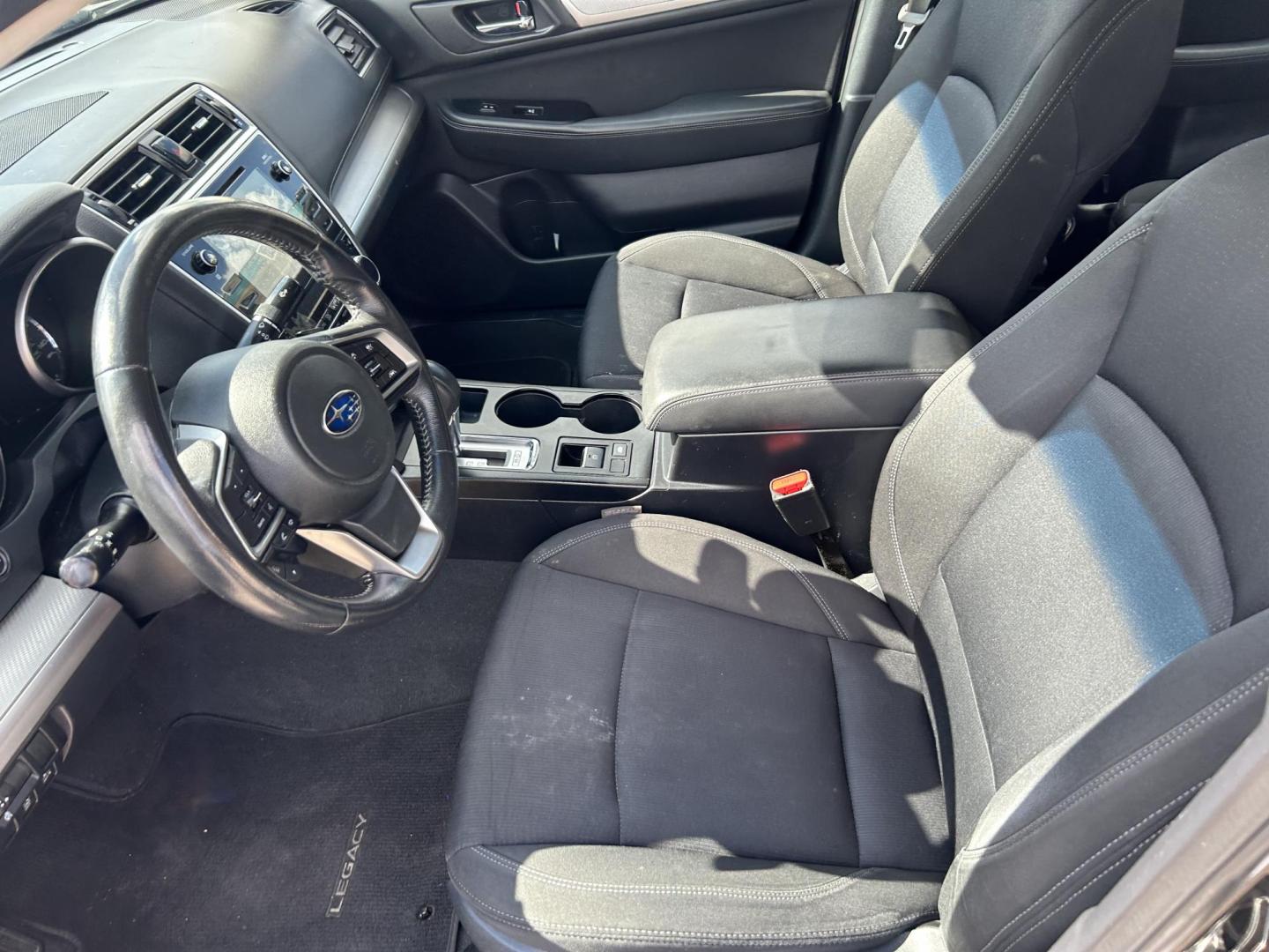 2019 Black Subaru Legacy 2.5i Premium (4S3BNAF69K3) with an 2.5L H4 SOHC 16V engine, CVT transmission, located at 1687 Business 35 S, New Braunfels, TX, 78130, (830) 625-7159, 29.655487, -98.051491 - Photo#5