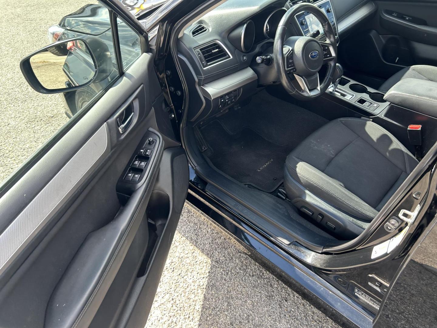 2019 Black Subaru Legacy 2.5i Premium (4S3BNAF69K3) with an 2.5L H4 SOHC 16V engine, CVT transmission, located at 1687 Business 35 S, New Braunfels, TX, 78130, (830) 625-7159, 29.655487, -98.051491 - Photo#4