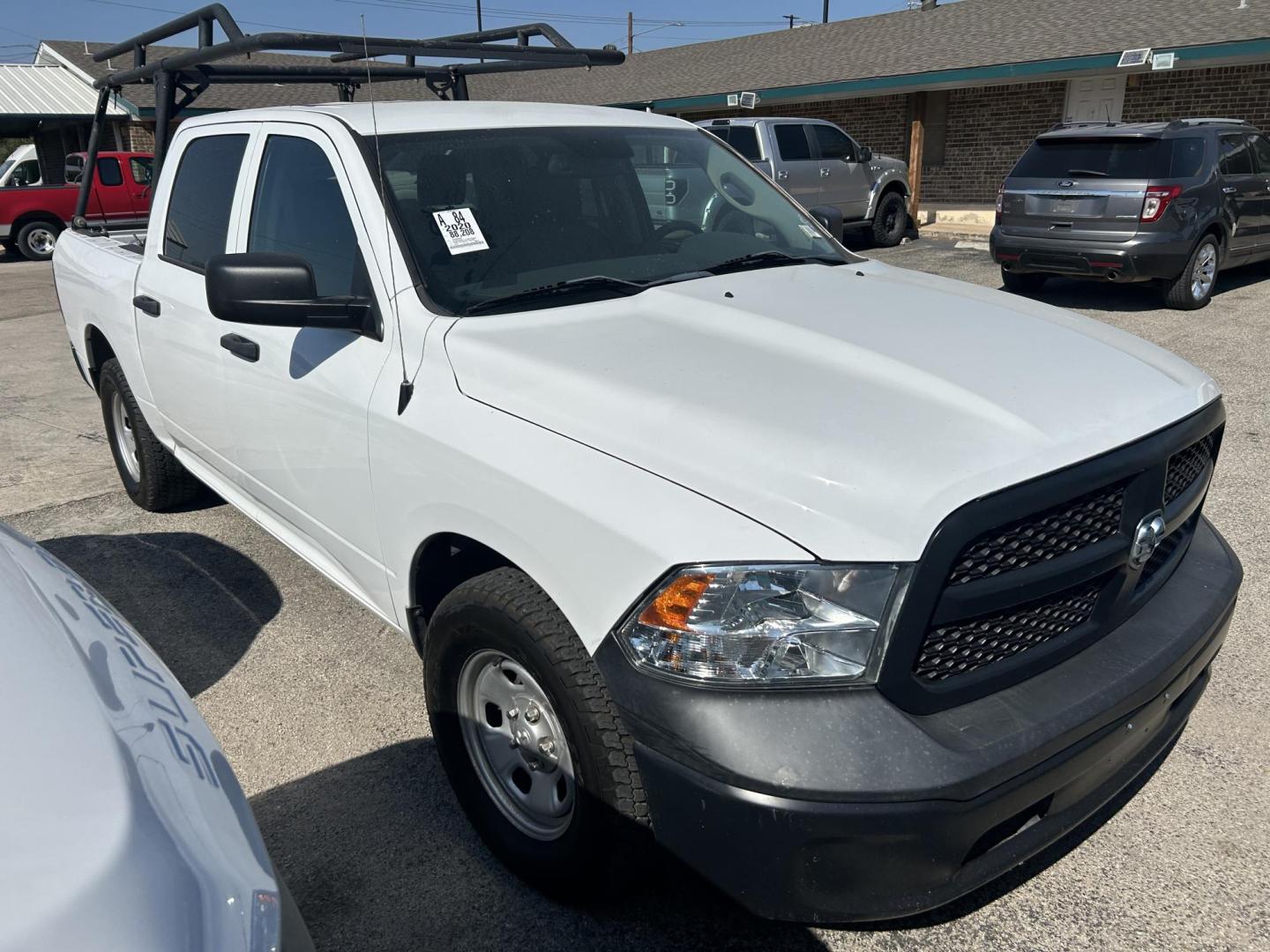 2020 White RAM 1500 Classic Tradesman Crew Cab SWB 2WD (3C6RR6KT1LG) with an 5.7L V8 OHV 16V engine, 8A transmission, located at 1687 Business 35 S, New Braunfels, TX, 78130, (830) 625-7159, 29.655487, -98.051491 - Photo#2