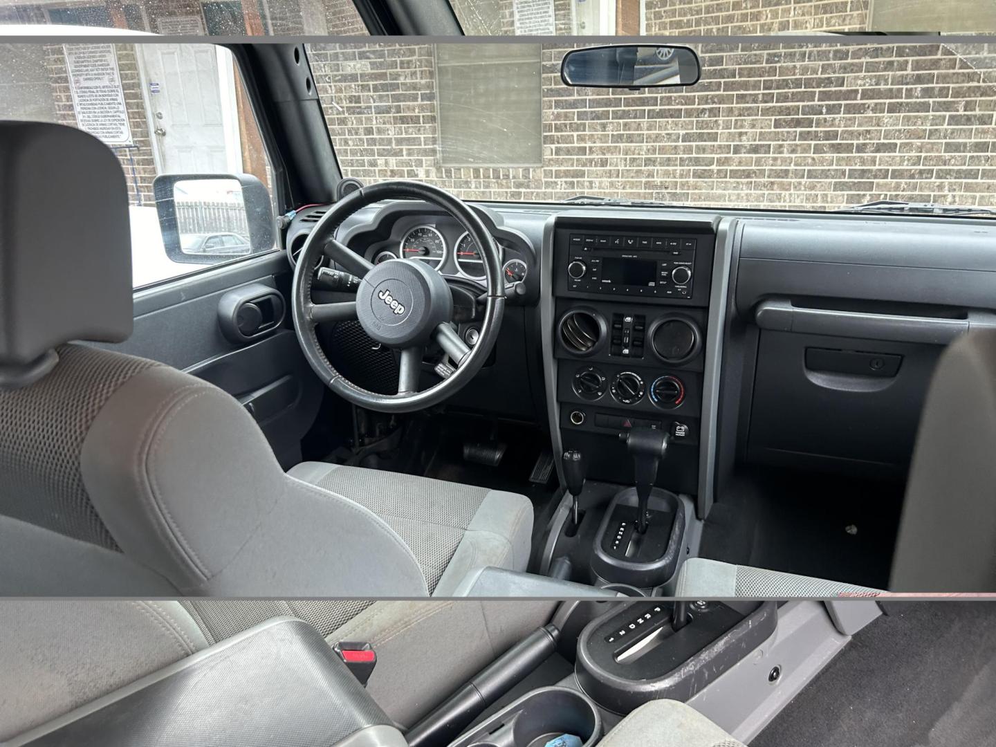 2007 Black Jeep Wrangler Unlimited Sahara 4WD (1J4GA59187L) with an 3.8L V6 OHV 12V engine, located at 1687 Business 35 S, New Braunfels, TX, 78130, (830) 625-7159, 29.655487, -98.051491 - Photo#10