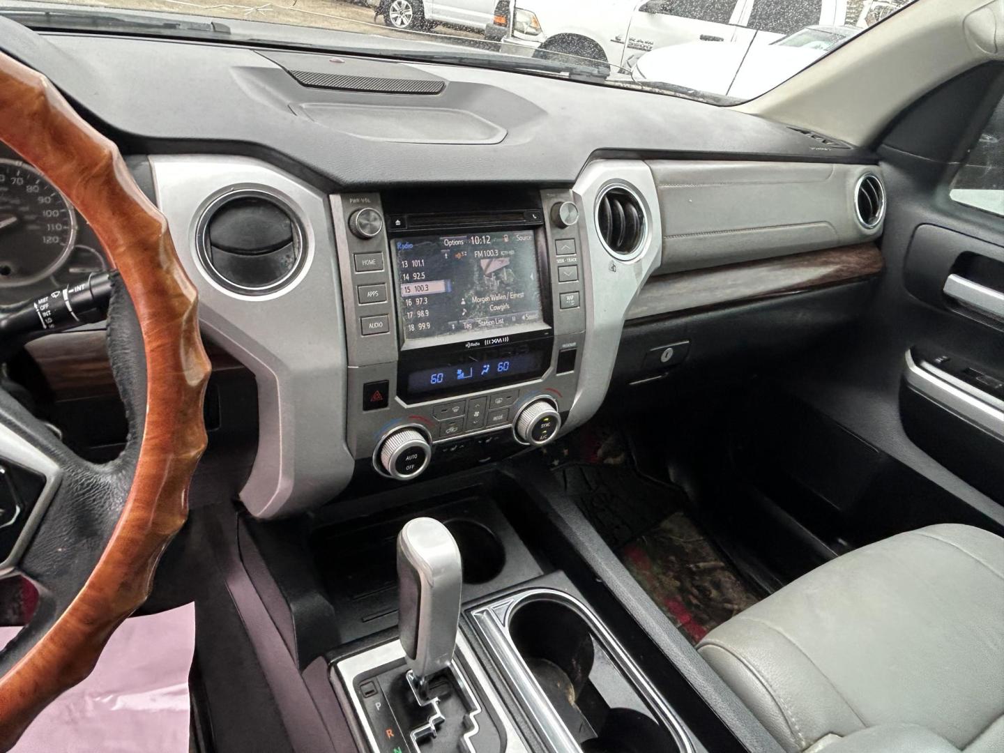 2015 Grey Toyota Tundra Limited 5.7L CrewMax 2WD (5TFFY5F14FX) with an 5.7L V8 DOHC 32V engine, 6-Speed Automatic transmission, located at 1687 Business 35 S, New Braunfels, TX, 78130, (830) 625-7159, 29.655487, -98.051491 - Photo#12