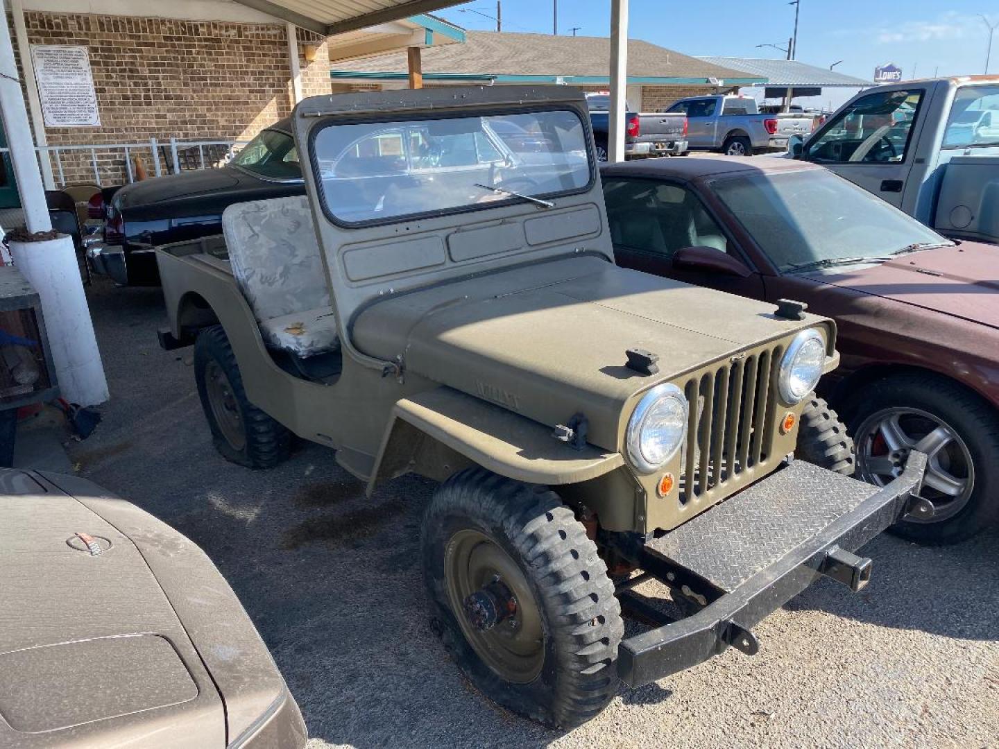 1950 Tan Jeep Willys (3J37616) , located at 1687 Business 35 S, New Braunfels, TX, 78130, (830) 625-7159, 29.655487, -98.051491 - Photo#0