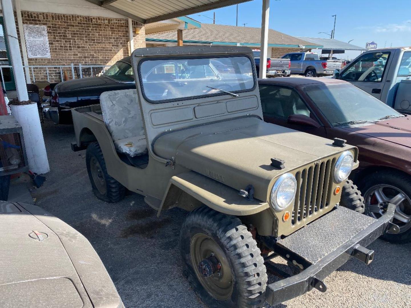 1950 Tan Jeep Willys (3J37616) , located at 1687 Business 35 S, New Braunfels, TX, 78130, (830) 625-7159, 29.655487, -98.051491 - Photo#9