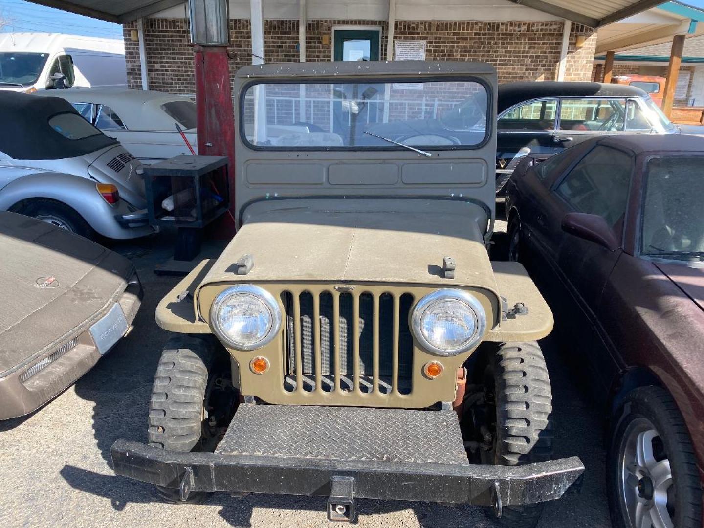 1950 Tan Jeep Willys (3J37616) , located at 1687 Business 35 S, New Braunfels, TX, 78130, (830) 625-7159, 29.655487, -98.051491 - Photo#3